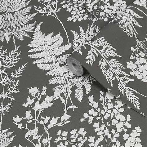 Check spelling or type a new query. Superfresco Easy Farne Grey & white Leaves Smooth ...