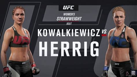 (photo by brandon magnus/zuffa llc/zuffa llc via getty images). EA Sports UFC 2 - Karolina Kowalkiewicz vs Felice Herrig ...