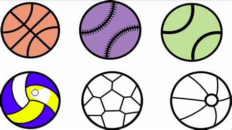 The illustrations are a vector, editable stroke, 48x48 pixel perfect files. Sports Balls Drawings | Free download on ClipArtMag