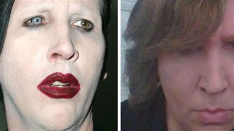 » deutschland & welt fotos. Kaum zu erkennen: Marilyn Manson ohne Make-up! | Promiflash.de