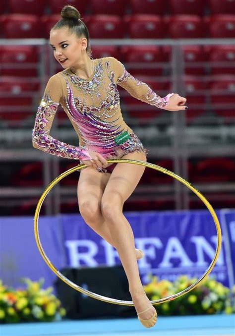 Russian gymnast dina averina performs her clubs routine at the 2017 fig rhythmic gymnastics. Пин на доске RG