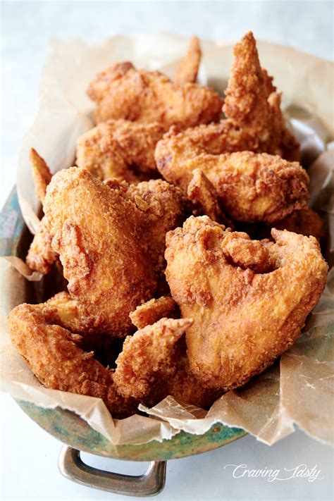 · chicken wings can be prepared in different ways to achieve their crispness: Crispy Deep Fried Chicken Wings - KLICKSEHAT.CLUB