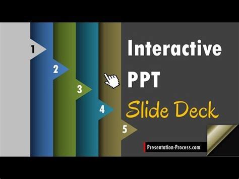 Slide decks are great when you have more information than you can put on screen. Create an Interactive Slide Deck in PowerPoint - YouTube ...