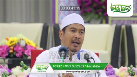 Cd kompilasi senafas ke barzakh merupakan kompilasi kuliah perkongsian bersama ustaz ahmad dusuki abdul rani yang telah dirakam oleh fatehteam di masjid al falah, usj 9 pada setiap hari jumaat jam 10.30 pagi. Koleksi Kuliah Pendek Terhebat Ustaz Ahmad Dusuki Abd Rani ...