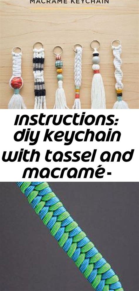 Check spelling or type a new query. Instructions: diy keychain with tassel and macramé - #instructions #keychain #macrame #tassel ...