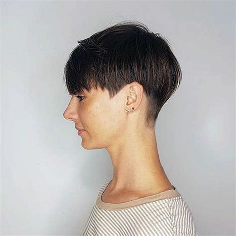 This is a standard yet popular marine haircut. Pixies "R" us 12! in 2020 | Pixie haircut, Short hair ...