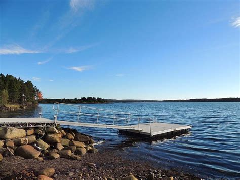 Floating dock with a water hammock. Enjoy summer afternoons #swimming off the floating #dock ...