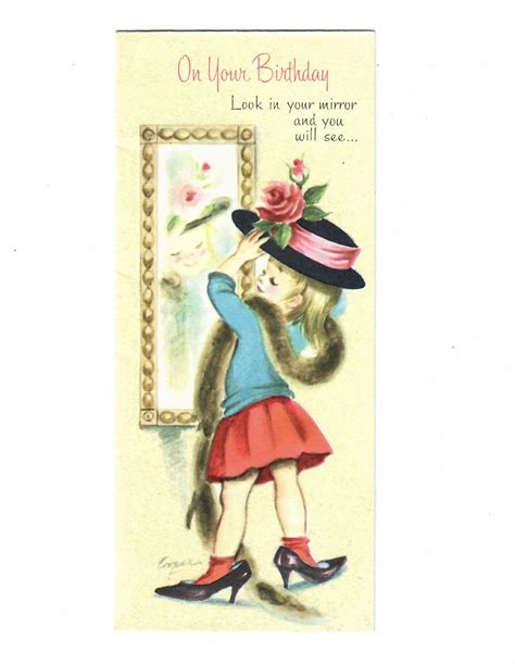 Video does not play looks like underage © dmca. Vintage UNUSED Birthday Greeting Card Little Girl Plays ...