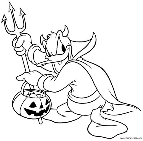 Free printable cute disney coloring pages for kids! Top 10 Disney Halloween Coloring Pages