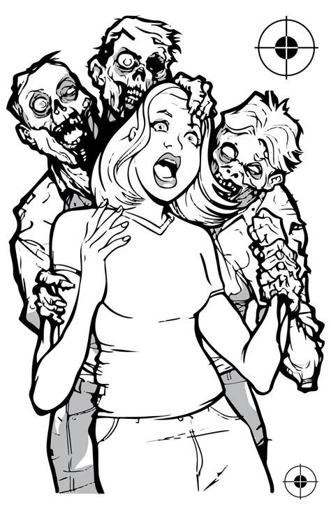 Download these free printable zombie targets, color them and then blast them away with your nerf blasters! Pin on Stuff