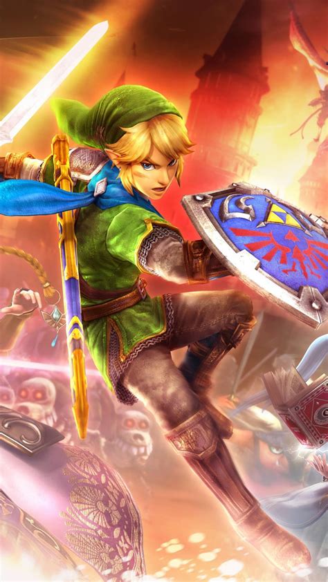 * the kingdom of hyrule is once again being torn apart by a dark power, this time lead by sorceress cia. 2160x3840 HYRULE WARRIORS NINTENDO Sony Xperia X,XZ,Z5 ...