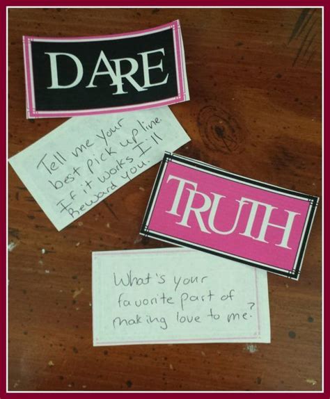 From dirty diy games and kinky apps, to online games and games to play on mobile phones, we've rounded up the some of so, when you two get home, you'll both be ready to take it to the bedroom. Couples Truth Or Dare Bedroom Game | Love games for ...