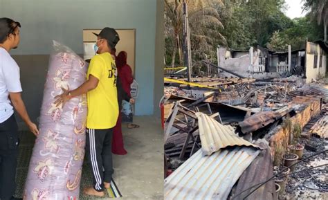 Nina karina ,takdir dan waktu &bayangan g.urauan. Siti Sarah, Shuib Bina Rumah Mangsa Kebakaran