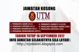 Human resources specialist, administration executive, account officer and more on indeed.com. Jawatan Kosong Universiti Teknologi Malaysia (UTM) - 18 ...