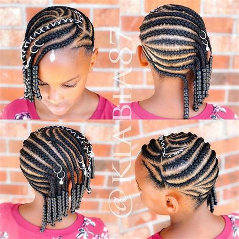 Another way how to pack hair of medium length is to make a beautiful pigtail into a bundle. 31 Braid Hairstyles for Black Women NHP