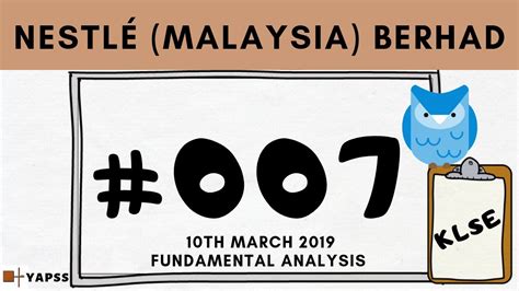 Nestlé (malaysia) berhad is a multinational food manufacturing and marketing company. Nestlé (Malaysia) Berhad (KLSE) #FundamentalDaily007 - YouTube