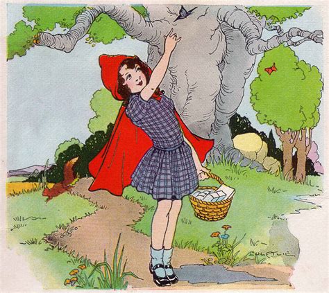 Press the latch, open the door, and walk in. Clearly Vintage: Some More Little Red Riding Hood ...