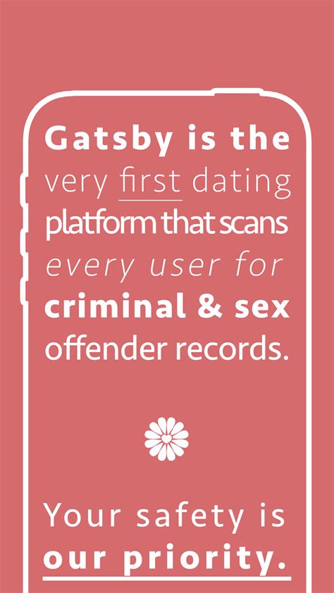 You will be asked to complete a profile about yourself to be matched with potential dates. Gatsby Is the First Dating Platform That Scans Every User ...