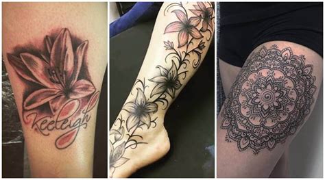 Tato bunga mawar di paha seorang wanita. Gambar Tato Keren Di Kaki Dan Paha Untuk Cewek Dan Cowok ...