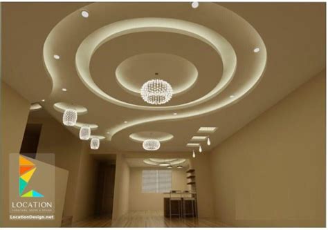 These pop false ceiling designs are specially for 2 fan points rooms or halls.these are suitable for big hall,gaust house etc. ديكورات جبس اسقف راقيه 2018 - تصميمات جبسيه للشقق المودرن - لوكشين ديزين . نت | Gypsum ceiling ...