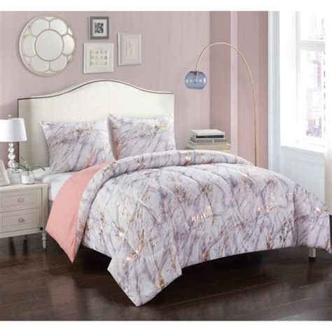 Transform your bedroom into a restful retreat with the amalfi marble comforter set. Marble Comforter Set Rose Gold - Heritage Club : Target