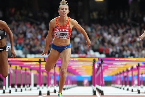 She originally specialised in the heptathlon, but eventually switched to high hurdles (60 m hurdles indoor, and 100 m hurdles outdoor). After world indoor bronze, Visser drifting towards life as ...