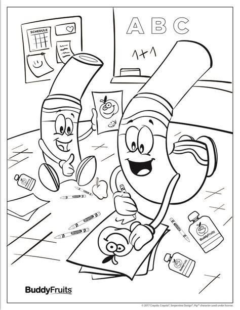 Wally colors a crayola crayons characters coloring page. Pin by Wanda Hamby on Coloring | Crayola coloring pages ...