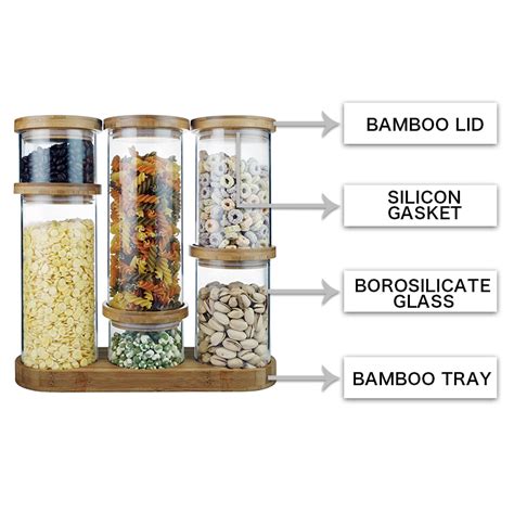 We did not find results for: Kitchen Set Of 6 Borosilicate Glass Food Storage Jar With ...