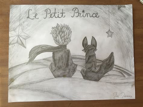 Le petit prince by shortpinay on deviantart. Le Petit Prince, Pencil on Paper, 8.5" x 11" : Art