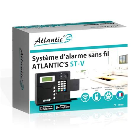 En cas d'intrusion, votre alarme maison vous prévient sur votre. Pack alarme sans fil GSM Atlantic'S Kit 12