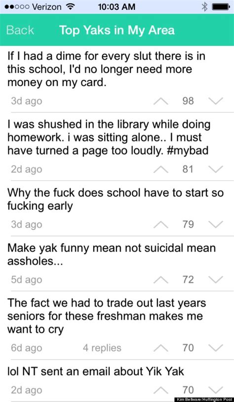 Anonymous Message App Yik Yak Faces Backlash From An ...