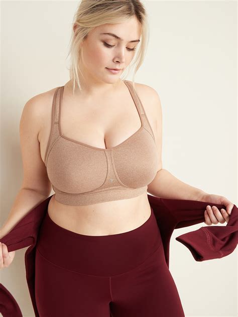 Plus, dark colors do adjustable velcro means there is size flexibility. High-Support Plus-Size Sports Bra | Old Navy