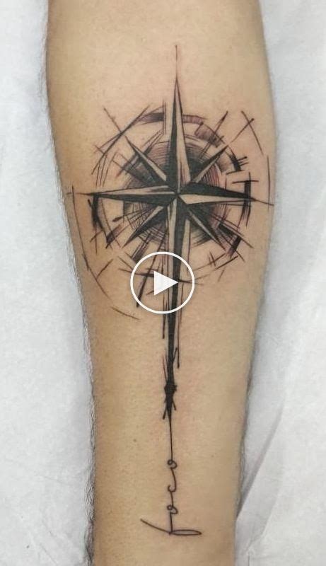 Lots of typical cross tattoos which entail crosses are recognized to have an individual's name, day, or flowers next to them. wind rose tattoo-20 | Windrose tattoo, Tattoos unterarm ...