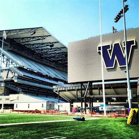 University of washington uw huskies football sports team logo print poster. University of Washington, Huskies Stadium renovation ...