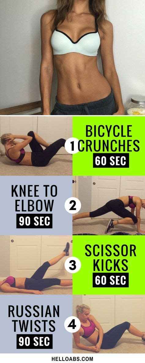 5 scientifically proven ways to lose belly fat. 4 Exercises To Reduce Your Tummy In 7 Days - Hello Abs | Workout routine, Exercise, Abs workout
