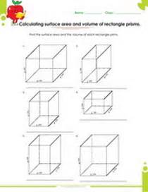 This worksheet has an explanatory box to show students how to solve surface area problems. Surface Area & Volume of Solid figures worksheets