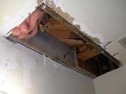 If water is dripping from your ceiling and you're making a claim for a ceiling repair, just give ic assist a call. How to Repair a drywall ceiling after water damage ...