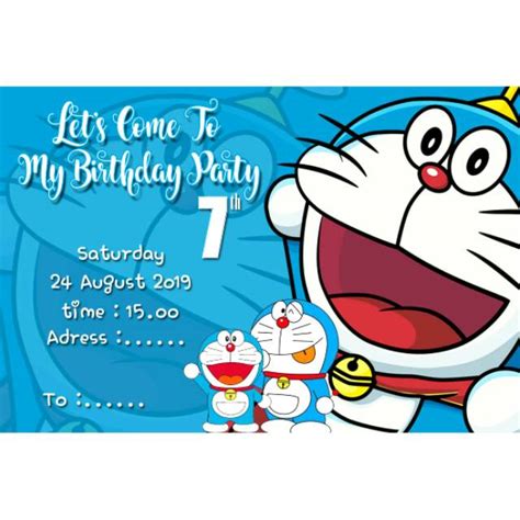 Undanganonline.net berikan solusi semua yang anda butuhkan untuk membuat halaman undangan pernikahan digital yang kekinian, modern, & elegan. Undangan Ultah Anak2 Doraemon Kosong / Penawaran Diskon ...