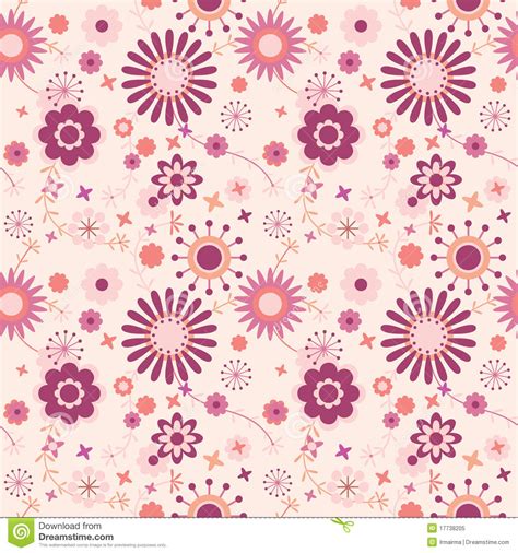 Maybe you would like to learn more about one of these? Seamless Floral Pattern In Pink Stock Vector ...