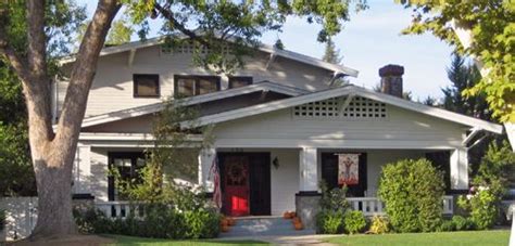 The craftsman style is exemplified by the work of two california architect brothers, charles sumner. Wilson Island Historic District (Fresno, California): Fitch Home in 2020 | Craftsman bungalows ...