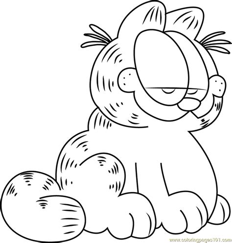 Images kids of cartoon coloring pages garfield pictures colouring garfield and odie coloring pages Cute Garfield Coloring Page for Kids - Free Garfield ...
