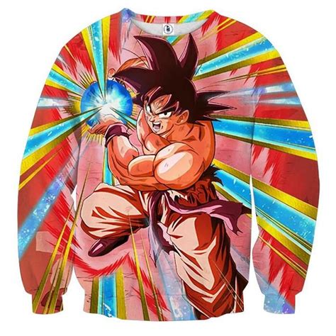 Dragon ball path to power kamehameha. DBZ Goku Kamehameha Power Vibrant Design Sweatshirt #goku ...
