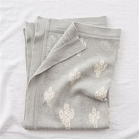 Watercolor cactus Minky Baby blanket cactus bedding floral ...