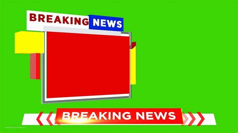 Free breaking news green screen animation. Template Bumper after Effect Free Of Breaking News Green ...