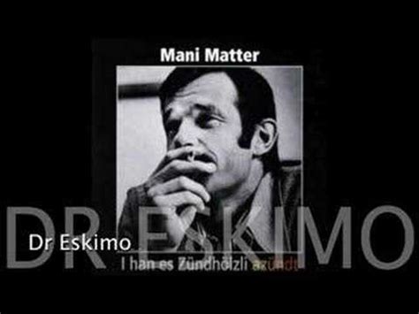 Matter beamer is powered and has redstone signal. Mani Matter-Dr Eskimo - YouTube