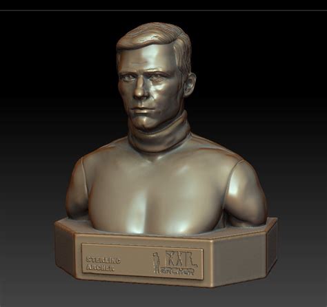 No doubt that characters make the difference in a movie, a program or an animated show. Download STL file STERLING ARCHER • 3D print design ・ Cults