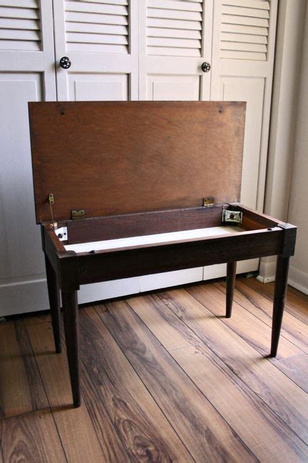 Thick, excepting the two rails, which are 7/8 in. piano bench | Piano bench, Home, Diy
