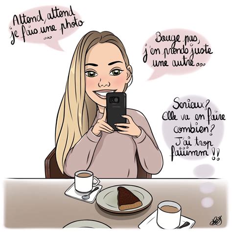 Ici ma fille le regarde assez. Instagram food - FannyLngArt.com