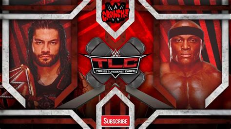 There might be more added, or something tables, ladders & chairs match: WWE TLC MATCH CARD PREDICTIONS 2018 - YouTube