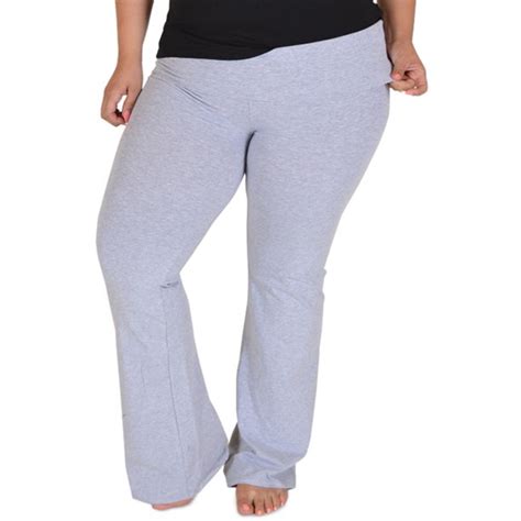 Basico womens lady cotton spandex fold over waist yoga short pants medium dolphin black h.grey.↓↓↓↓ click show more ↓↓↓↓don't forget. Stretch Is Comfort - Women's and Girl's Cotton Yoga Pants ...